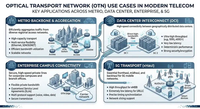 OTN applications across telecom, data center, enterprise, and 5G networks@dimifiber OTN applications across telecom, data center, enterprise, and 5G networks@dimifiber